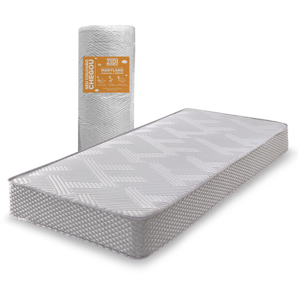Colchão Solteiro Maryland Dupla Face 3 Espumas A Vácuo (88x18