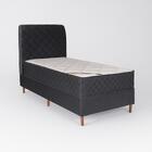 Colchão Solteiro Milão + Box + Cabeceira 88x200x65