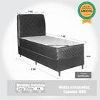 Colchão Solteiro Milão + Box + Cabeceira 88x200x65