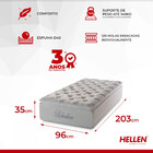 Colchão Solteiro Mola Belvedere Top Hellen