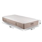 Colchão Solteiro Mola Ensacada 88x188x28cm Medium Cronos Pill