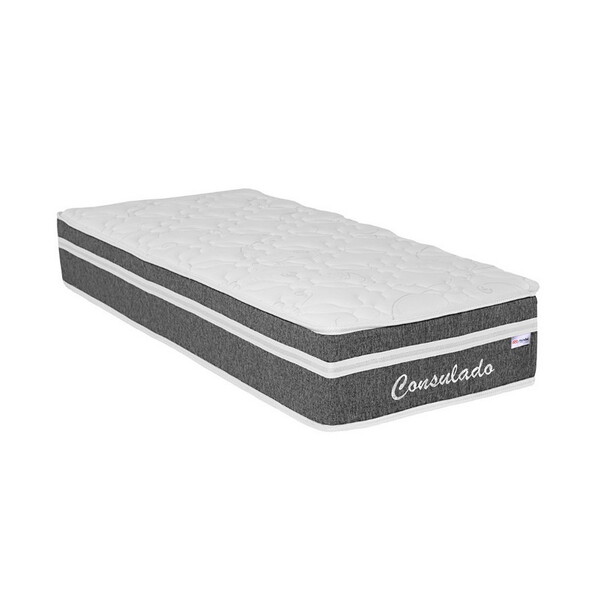 Colchão Solteiro Mola Ensacada Conforto Firme Consulado Linho