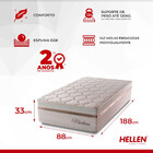Colchão Solteiro Mola Montana Master Hellen