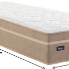 Colchão Solteiro Molas Bonnel 88x188x32cm Los Angeles Mannes