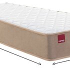 Colchão Solteiro Molas Ensacadas 88x188x26cm Havana Mannes Br