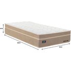 Colchão Solteiro Molas Ensacadas 88x188x32cm New York Mannes