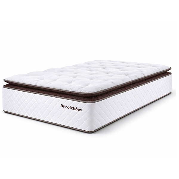 Colchão Solteiro Molas Ensacadas com Pillow Top Extra Confort