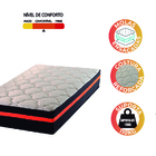 Colchão Solteiro Molas Ensacadas Fênix 88x188x26cm Preto/neon