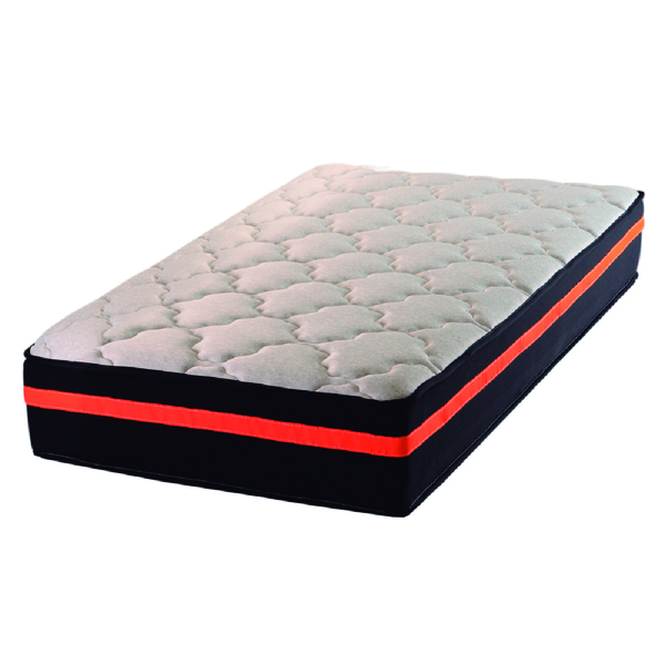 Colchão Solteiro Molas Ensacadas Fênix 88x188x26cm Preto/neon