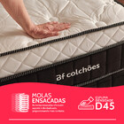 Colchão Solteiro Molas Ensacadas Firme de Pillow Espuma D45 8