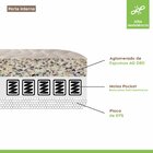 Colchão Solteiro Molas Ensacadas Galaxy 26x88x188cm Paropas B