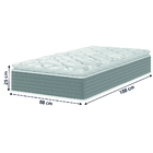 Colchão Solteiro Molas Ensacadas Pillow Top 88x188x25cm Marti