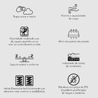 Colchão Solteiro Molas Ensacadas Samambaia 30x88x188cm Paropa