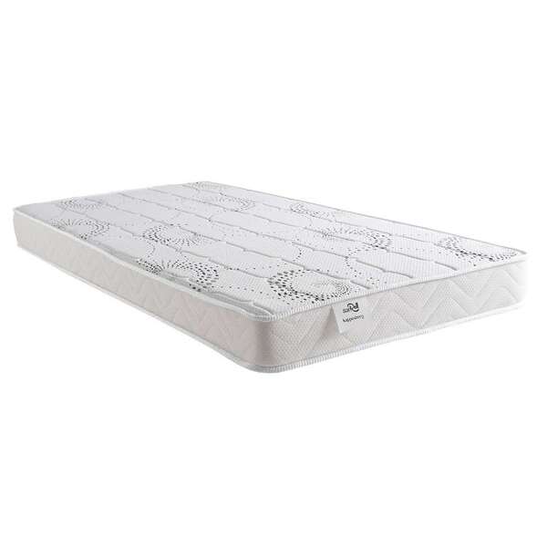 Colchão Solteiro Nitch Espuma D26 (14x88x188) Branco E Preto