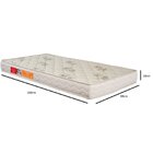 Colchão Solteiro Orthocrin D33 Diamante 88x188x18 Bege