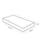 Colchão Solteiro Ortobom D28 88x188x18cm Airtech 6.0  Marrom/