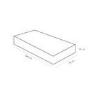 Colchão Solteiro Ortobom D33 Iso 100 78x188x28 Grafite/branco