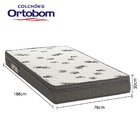 Colchão Solteiro Ortobom Light Espuma D45 Até 120kg - Antiáca