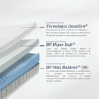 Colchão Solteiro Ortopédico BF Antistress a Vácuo 88x188cm BF