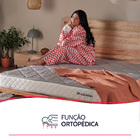 Colchão Solteiro Ortopédico de Espuma D33 a Vácuo 88x188cm BF