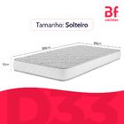 Colchão Solteiro Ortopédico de Espuma D33 a Vácuo 88x188cm BF
