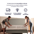 Colchão Solteiro Ortopédico de Espuma D33 a Vácuo 88x188cm BF