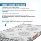 Colchão Solteiro Pérola Variante Preto Com Cinza 88 X 188 X 1