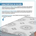 Colchão Solteiro Pérola Variante Preto Com Cinza 88 X 188 X 1