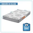 Colchão Solteiro Pérola Variante Preto Com Cinza 88 X 188 X 1