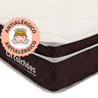 Colchão Solteiro Pillow Top Mola Ensacada E Espuma Selada Con