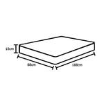 Colchão Solteiro Plumatex Isopluma  Preto/branco