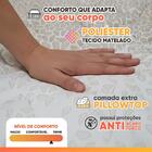 Colchão Solteiro Probel Espuma D33 Pillow Top 88x188x18cm Gua
