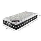 Colchão Solteiro Prorelax Molas Ensacadas Safira 30x 188x 88c