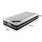 Colchão Solteiro Prorelax Molas Ensacadas Safira 34x 203x 96c