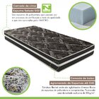 Colchão Solteiro Quality D33 Duoface 26x88x188cm Paropas By E