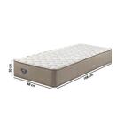 Colchão Solteiro Relax Duo Confort Ii 88x188x30 Bege