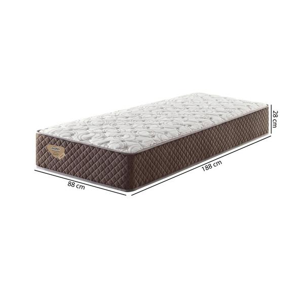 Colchão Solteiro Resistive 88x188x28 - Marrom | Leroy Merlin