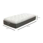 Colchão Solteiro Safira Plush Mola Ensacada (34x88x188) Branc