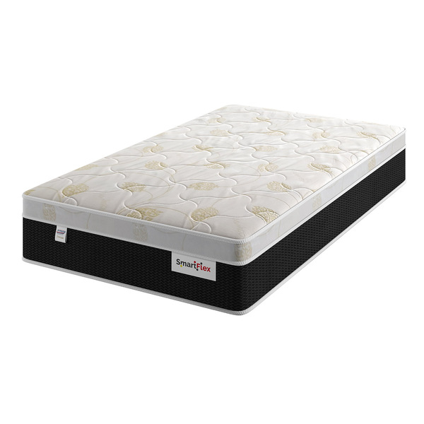 Colchão Solteiro Smart Flex D26 De Molas Ensacadas 108x198 Preto/branco ...