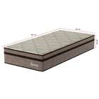 Colchão Solteiro Supreme Molas Ensacadas (30x88x188) Bege E M