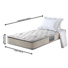 Colchão Solteiro Twin Size Espuma D28/d70 Dupla Face Orleans