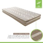 Colchão Solteiro Unique D33 Plus Duoface 16x78x188cm Paropas