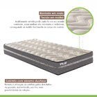 Colchão Solteiro Unique D45 Plus Duoface 18x78x188cm Paropas