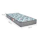 Colchão Solteiro Veneza Espuma D33 14x88x188 Branco