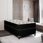 Colchão Solteiro Yescasa D33 Paris 88x188x16 Branco/preto