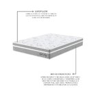 Colchão Super King 193x203x24cm Molas Ensacadas Soft New Mont