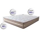 Colchão Super King De Molas Ensacadas 193x203x22 Cama Inbox S