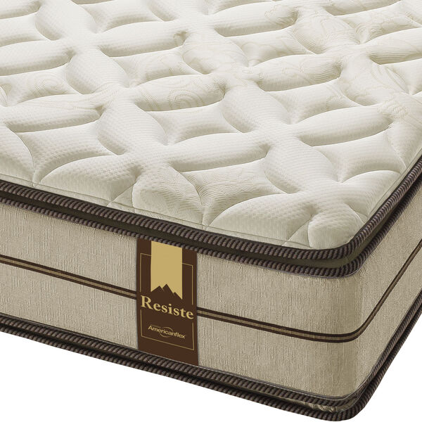 Colchão Super King Molas Ensacadas Americanflex Resiste Plus Double Face Ii  193x203x34cm | Leroy Merlin