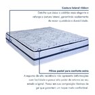 Colchão Super King Molas Ensacadas Mônaco 32x193x203cm Paropa