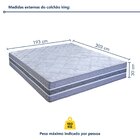 Colchão Super King Molas Ensacadas Samambaia 30x193x203cm Par